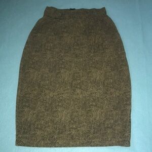 UNBRANDED vintage cotton skirt with pockets back bottom slit made in USA size M